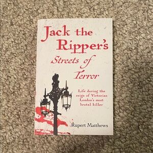 Jack the Ripper's Streets of Terror Book (Like New)